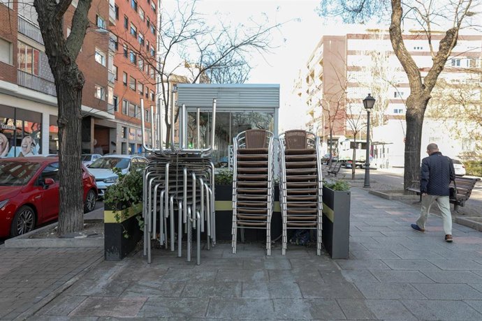 Terrazas clausuras en el centro de Madrid 