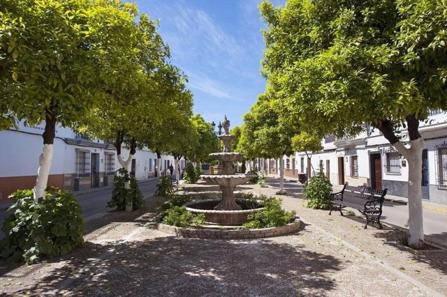 Plaza en Puerto Serrano