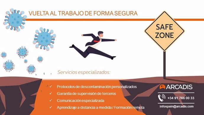 COMUNICADO: Arcadis España lanza su servicio de asesoramiento a la desinfección 