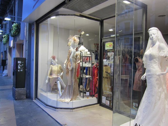 Escaparate, comercio, tienda