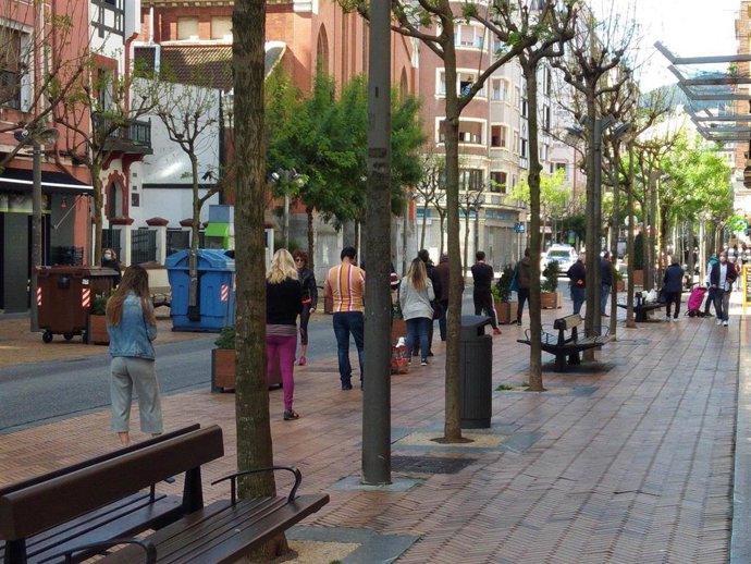 Imagen de Barakaldo durante el confinamiento