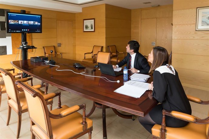 Reunión Gobierno-autoridades judiciales sobre el Plan de desescalada de la Justicia en Cantabria