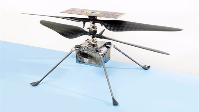 Modelo de vuelo del Helicóptero de Marte Ingenuity