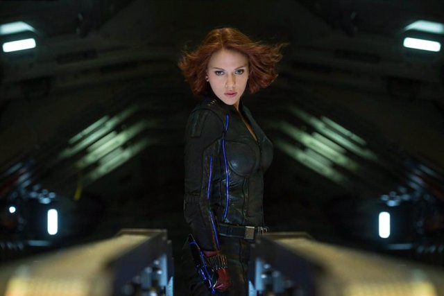 Scarlett Johansson como Viuda Negra en Vengadores: La era de Ultrón