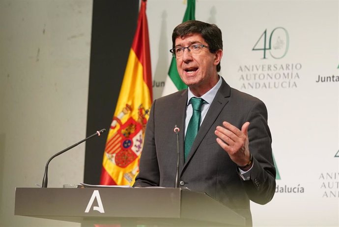 El vicepresidente de la Junta, Juan Marín, en una imagen de archivo.