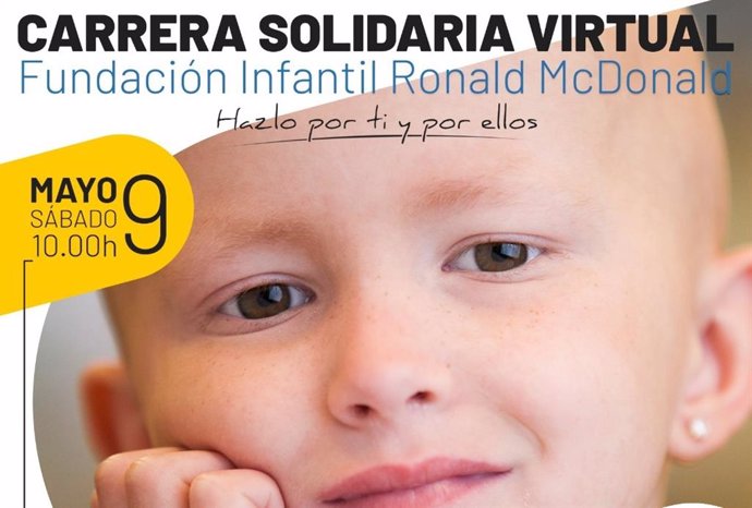 Fundación Infantil Ronald McDonald organiza una carrera solidaria virtual para comprar material sanitario
