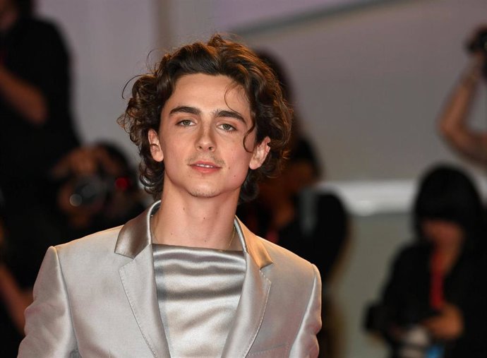 Timothée Chalamet durante el Festival de Venecia