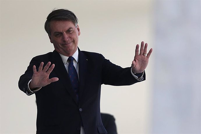 El presidente de Brasil, Jair Bolsonaro, en Río de Janeiro