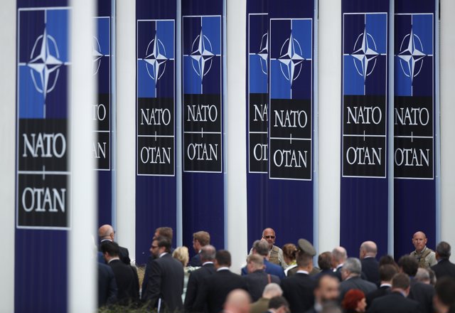 Imagen de archivo de una cumbre de la OTAN en Bruselas