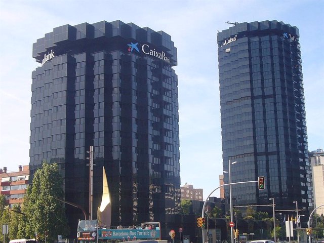 Sede de Caixabank en Barcelona