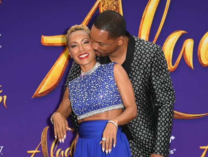 Jada Pinkett Smith And Will Smith Attends The Premiere Of Disney's "Aladdin" At El Capitan Theatre