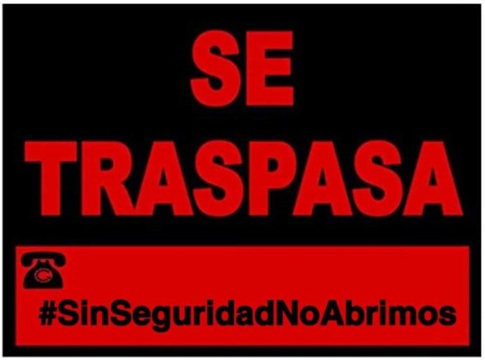 Cartel elaborado por la AEHS para evidenciar los efectos del plan de desescalada