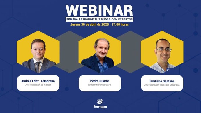 Femepa celebra este jueves un nuevo seminario web con expertos en materia laboral