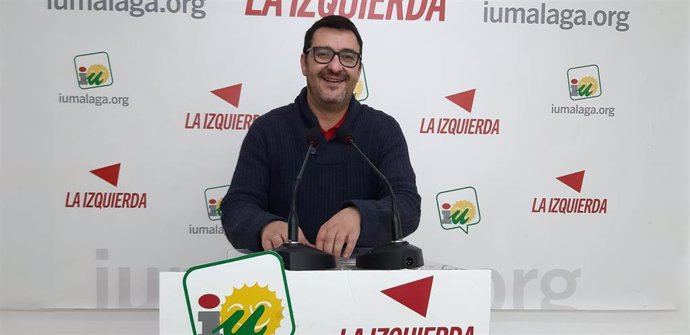 El coordinador provincial de Izquierda Unida, Guzmán Ahumada, en una imagen de archivo 