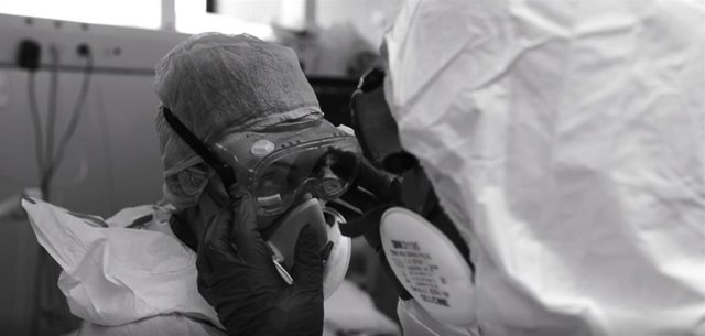 Fotograma del vídeo-homenaje del Hospital Son Llàzter a sus trabajadores y pacientes.