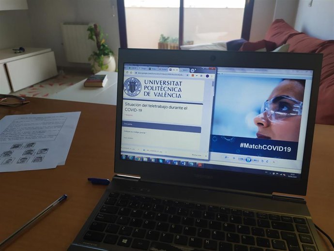 Encuesta de teletrabajo en la UPV