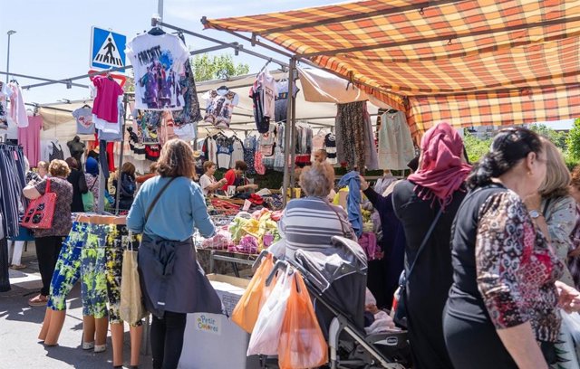 Imagen de archivo del mercadillo del Cenit, en Cartagena