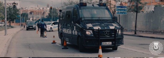 Imagen de recurso de un control de la Policía Municipal de Madrid.