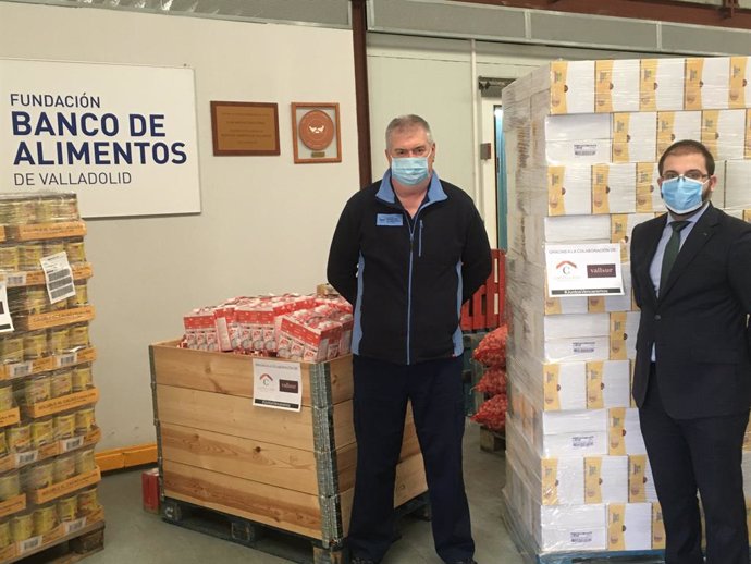 Donación Castellana Properties y Vallsur al Banco de Alimentos de Valladolid