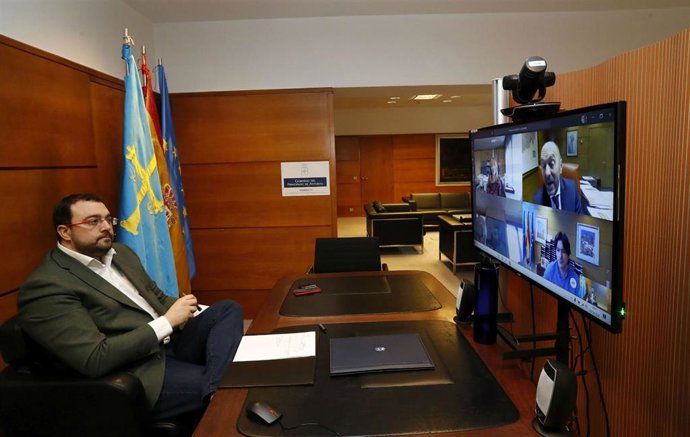 Reunión telemática del Consejo de Gobierno del Principado de Asturias