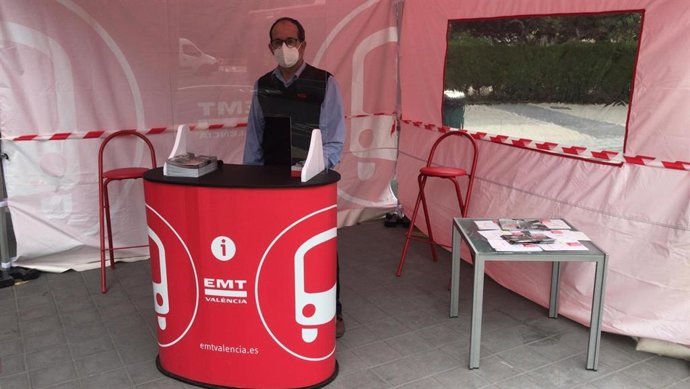 Punto informativo de la EMT