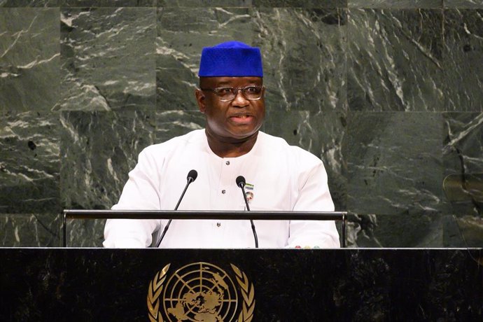 El presidente de Sierra Leona, Julius Maada Bio