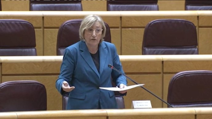La consellera Ana Barceló, en su intervención en la Comisión General de las CCAA en el Senado