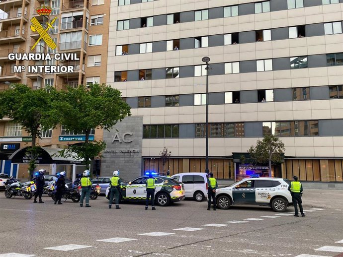 Dispositivo de la Guardia Civil