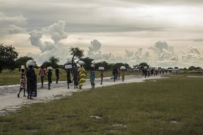 Personas con ayuda del PMA en Sudán del Sur
