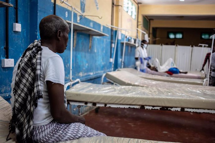 Un paciente en un hospital de Mogadiscio