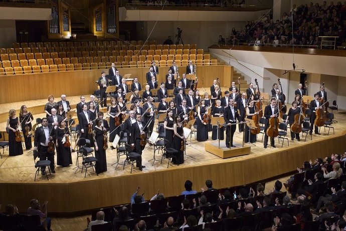 Concierto de la Orquesta Sinfónica RTVE en el Festival Internacional de Santander. Archivo