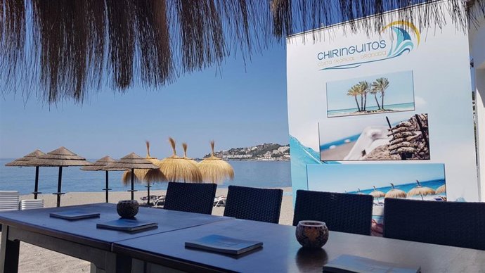 Chiringuito en la costa de Granada