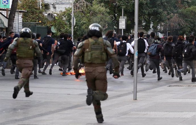 Protestas en Chile (Imagen de archivo)
