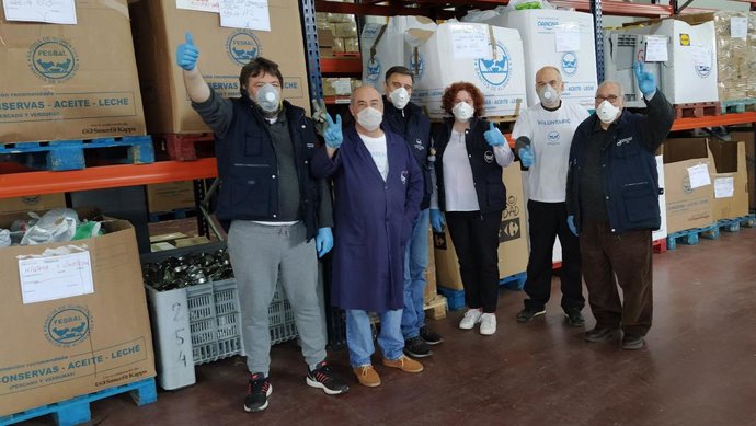 Coronavirus.- Bancos de alimentos piden que "no cese" la solidaridad al quedar "