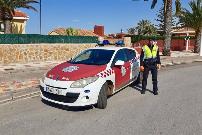 Controles de la Policía Local en Cartagena