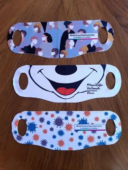 Mascarillas del grupo scout cachón de maliaño