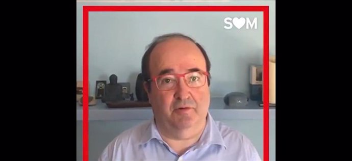 Video del líder del PSC, Miquel Iceta, sobre el 1 de Mayo de 2020