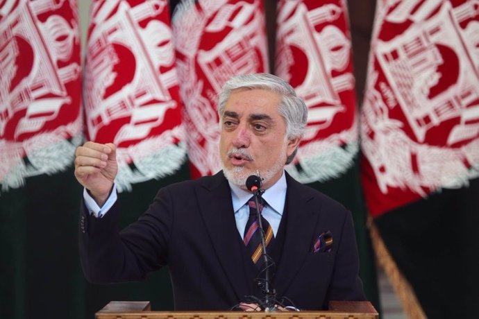 Abdulá Abdulá, en un acto en Kabul