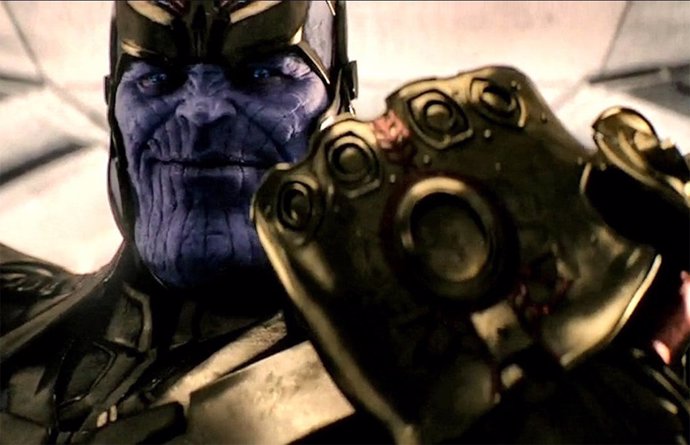Thanos en Vengadores: La era de Ultrón