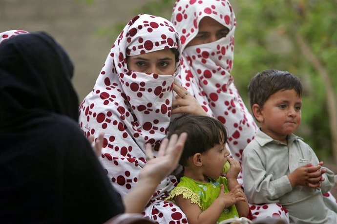 Mujeres pashtunes en el oeste de Pakistán