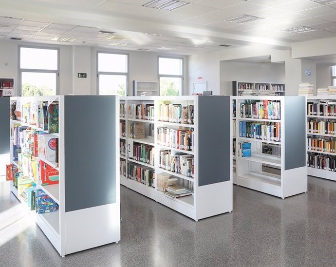 Una biblioteca en Getafe.