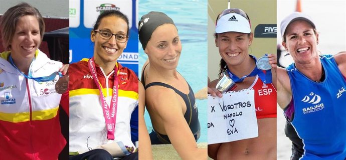 Teresa Portela, Teresa Perales, Gemma Mengual, Liliana Fernández Steiner y Marina Alabau
