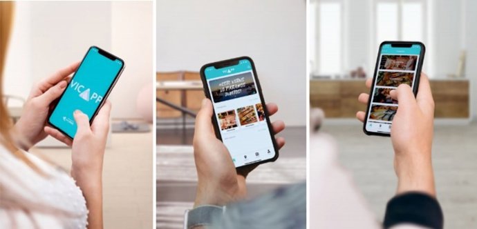 La plataforma 'Vicapp' , para dar visibilidad al comercio de barrio.