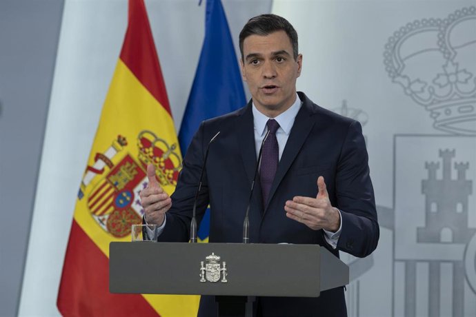 El presidente del Gobierno de España, Pedro Sánchez