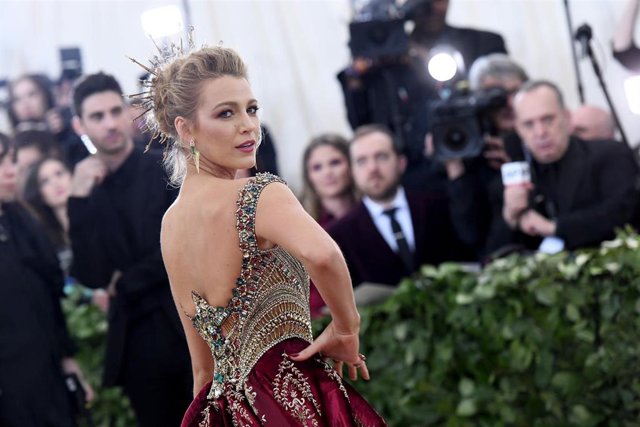 Actor Blake Lively attends the Heavenly Bodies: Fashion & The Catholic Imagination Costume Institute Gala at The Metropolitan Museum of Art on May 7, 2018