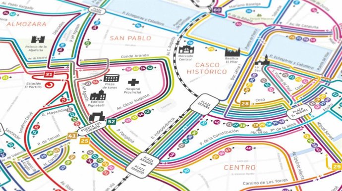 Diseño de la red de transporte público