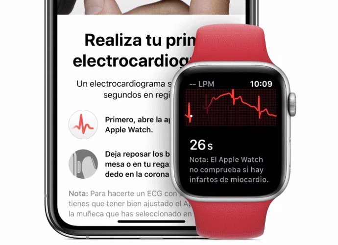Apple Watch recoge síntomas de isquemia coronaria que las pruebas ECG del hospit