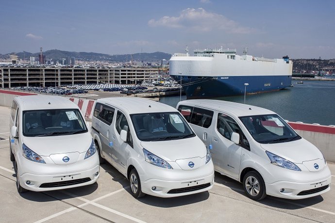 Nissan Distribution Service en el puerto de Barcelona (e-NV200)
