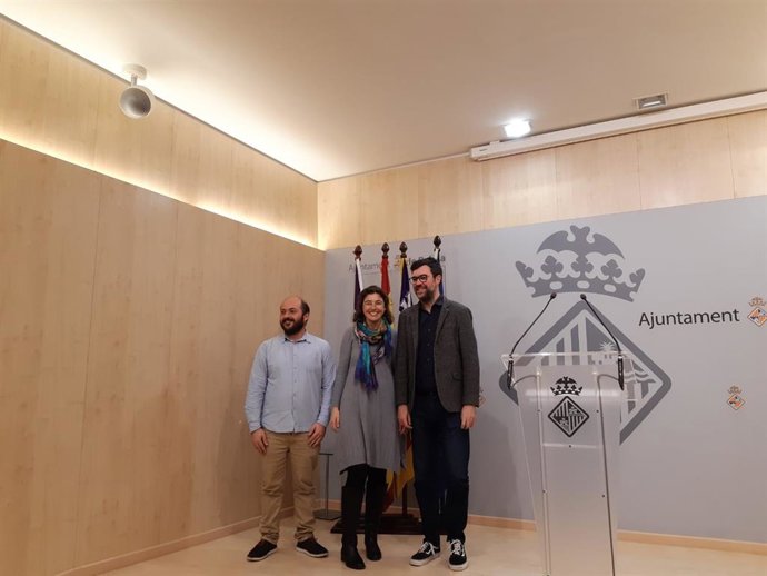 El teniente de alcalde de Cultura y Bienestar Social del Ayuntamiento de Palma, Antoni Noguera, en rueda prensa.