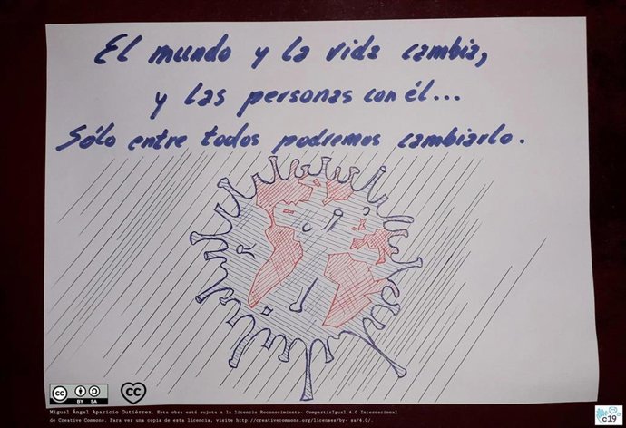 Una de las cartas enviadas